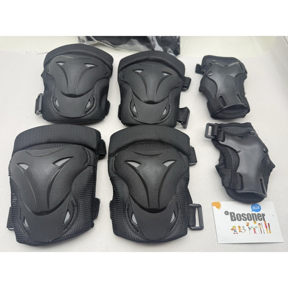 Kids Adult Wrist Elbow Knee Pad Skateboard Bike Protective Gear Guard Kit *READ - Picture 2 of 13